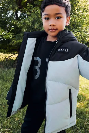 Ted Baker Boys Shower Resistant Colourblock Coat