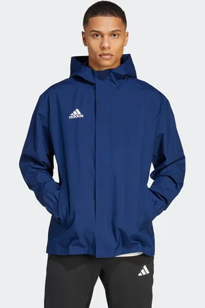 adidas Mens Navy Entrada All-Weather Jacket
