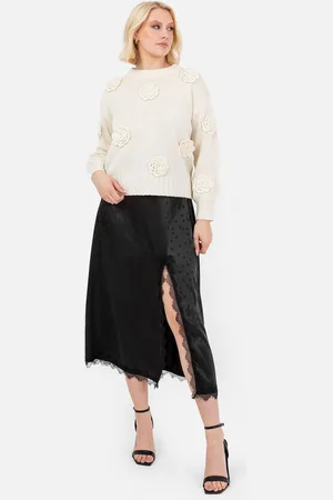 Lovedrobe Womens Cable Knit Applique Jumper