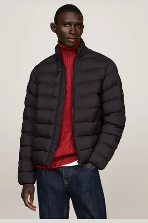 Tommy Hilfiger Mid Weight Stand Collar Black Jacket XL