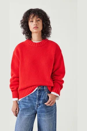 Hush Puppies Womens Cora Chunky Cashmere Crew Jumper