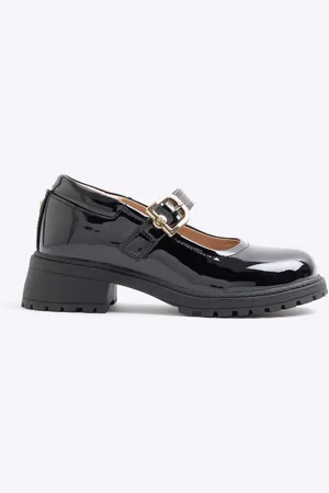 River Island Girls Girls Patent Heeled Mary Jane Shoes