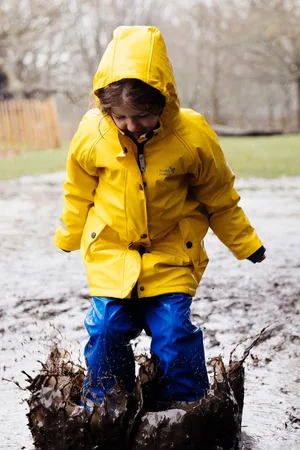 Muddy Puddles Girls Waterproof Insulated Puddleflex Jacket