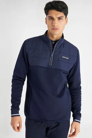 Calvin Klein Mens Baylor Creek Hybrid Quarter Zip Jacket