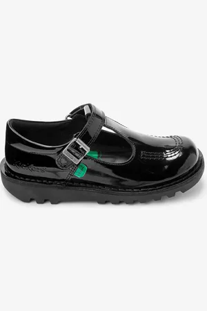 Kickers Girls Junior Patent Leather Shoes