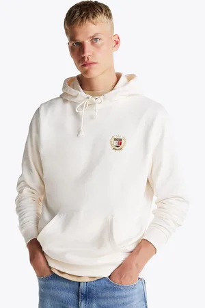 Tommy Hilfiger Mens Regular Fit Flag Crest 100% Cotton Hoodie