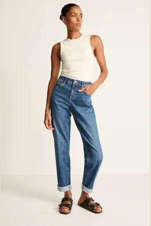 Next Womens Dark Boyfriend Jeans