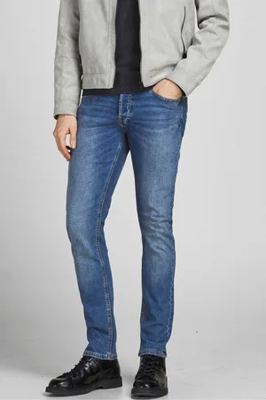 JACK & JONES Mens Mid Glenn Slim Fit Jeans