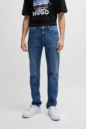 HUGO BOSS Mens Slim Fit Jeans in Stretch Denim