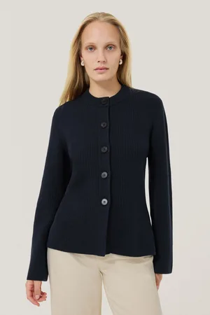 Jigsaw Womens Cotton Blend Knit Cardigans