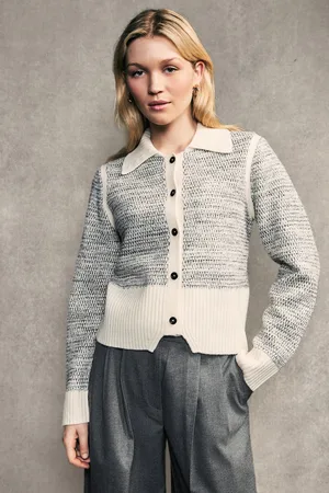 Paul Smith Blue Colourful Knitted Cardigan XL