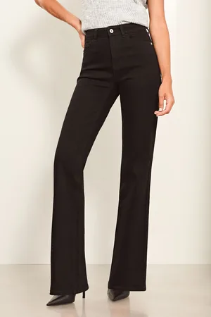 Lipsy London Womens High Waist Slim Flare Jeans