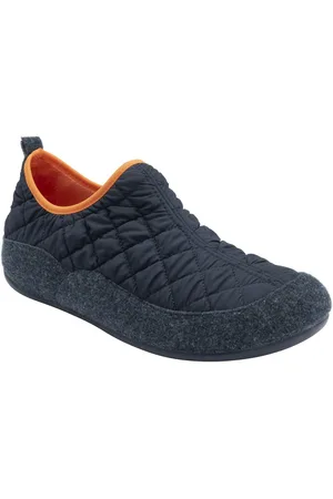 Lotus Mens Quilted Full Shoe Slippers