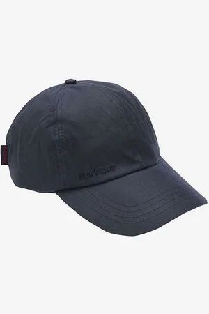 Barbour Mens Navy Wax 100% Cotton Cap