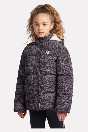 New Balance Girls Girls AOP Puffer Coat