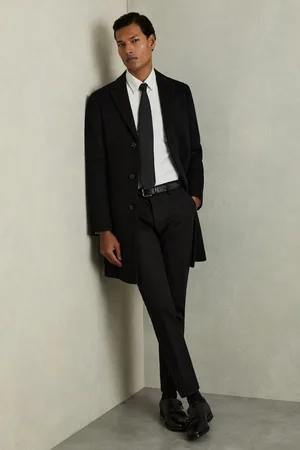 Reiss Mens Eastbury Slim Fit Cotton Blend Chinos