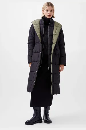 French Connection Womens Double Front Auden Puffer Coat