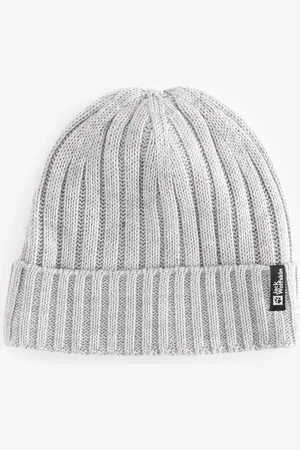 Jack Wolfskin Mens Rib Knit Beanie