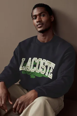 Lacoste Mens Relaxed Fit 100% Cotton Sweatshirt