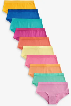Next Girls Bright Hipster Briefs 10 Pack (2-16yrs)
