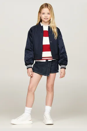 Tommy Hilfiger Girls Varsity Bomber Jacket