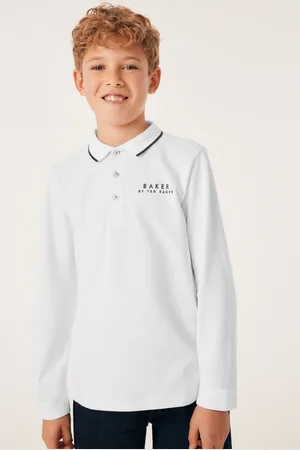 Ted Baker Boys Long Sleeve Polo Shirt