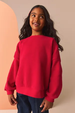 Next Girls Oversized Cosy Rib Sweatshirt (3-16yrs)