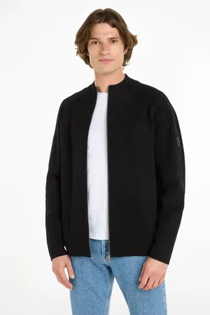 Calvin Klein Mens Milano Stitch Zip Jacket