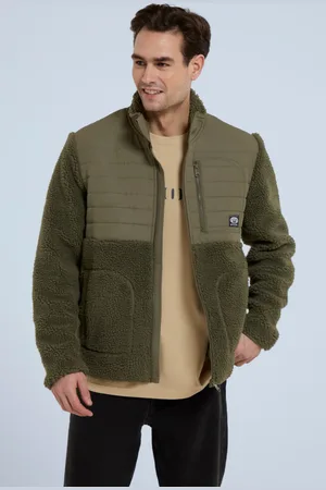 Animale Mens Hennie Recycled Borg Fleece Jacket
