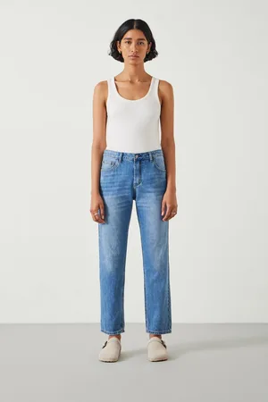 Hush Puppies Womens Boyfriend 100% Cotton Jeans