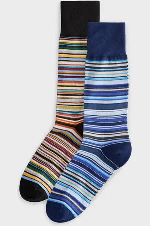 Paul Smith Mens /Green Signature Stripe Socks
