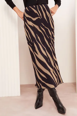 Friends Like These Printed Mesh Maxi Skirt AU 20