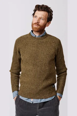 Aubin Tay Fisherman Wool Jumper XL