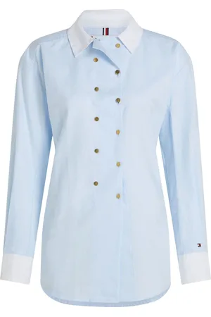 Tommy Hilfiger Womens Double Button Waisted Shirt