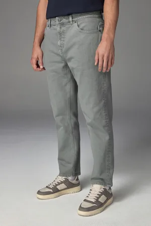 Next Mens Light Straight Fit Vintage Stretch Authentic Jeans