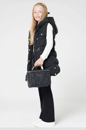 River Island Girls Girls Faux Fur Hooded Gilet