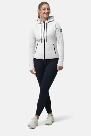 Gym + Coffee Womens Chill Zip Womens Hoodie