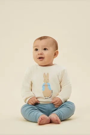 Mori Girls Organic Cotton and Bamboo Cotton Peter Rabbit Sweatshirt