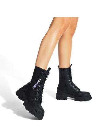 Kurt Geiger Trekker Lace Up2 Black Boots AU 7 (EU 38)