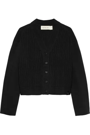 Calvin Klein Black Mock Neck Ribbed Cardigan 10 Years (140cm)