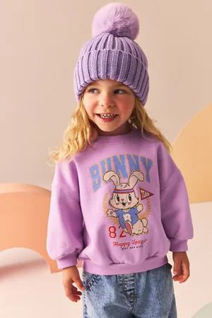 Next Girls Lilac Sweatshirt (3mths-7yrs)