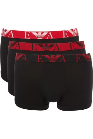 Emporio Armani Mens Logo Waistband Boxers 3 Pack