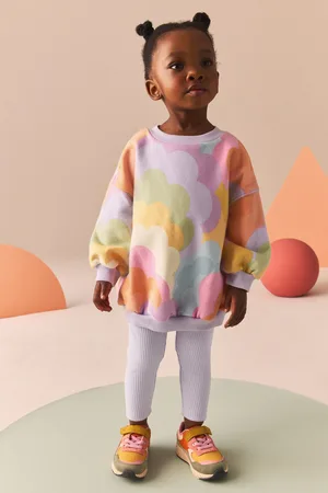 Next Girls Lilac Sweatshirt and Leggings Set (3mths-7yrs)