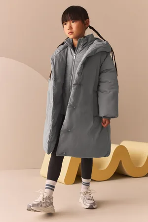 Next Girls Shower Resistant Double Layer Padded Coat (3-16yrs)