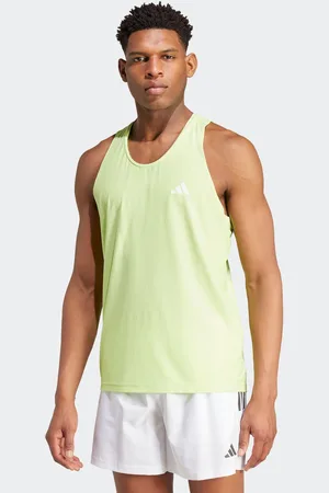 adidas Green Own The Run Tank Top XL Reg