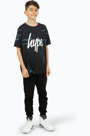 Hype Boys . Boys Lightning 100% Cotton T-Shirt