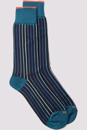 Duchamp Mens Mens Blue Linea Socks