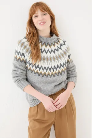 Fat Face Womens FatFace Cassie Fair Isle Jumper