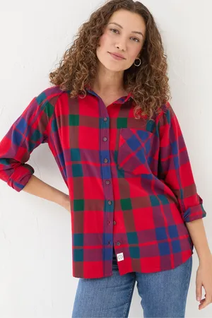 Fat Face Womens FatFace Bessie Check 100% Cotton Shirt