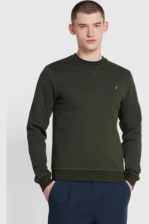 Farah Mens Tim New Crew Neck Sweatshirt